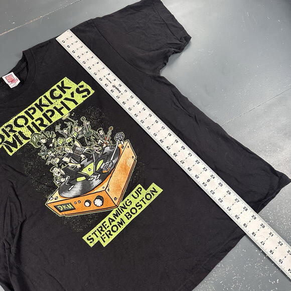 Dropkick Murphys Band T Shirt Men 2XL Black Streaming Up From Boston 2020 - Picture 5 of 7